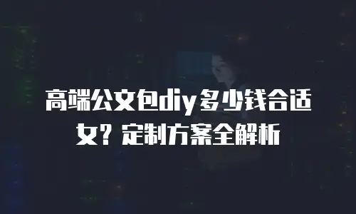 高端公文包diy多少钱合适女？定制方案全解析