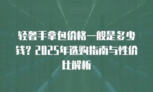 轻奢手拿包价格一般是多少钱？2025年选购指南与性价比解析