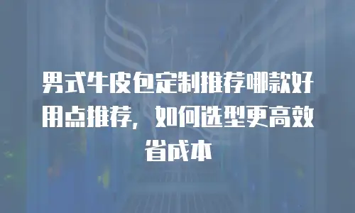男式牛皮包定制推荐哪款好用点推荐，如何选型更高效省成本