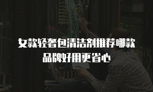 女款轻奢包清洁剂推荐哪款品牌好用更省心