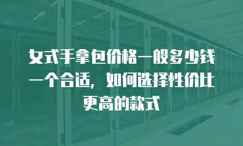 女式手拿包价格一般多少钱一个合适，如何选择性价比更高的款式
