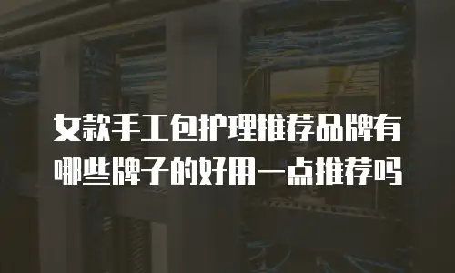 女款手工包护理推荐品牌有哪些牌子的好用一点推荐吗