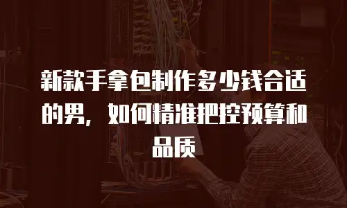 新款手拿包制作多少钱合适的男，如何精准把控预算和品质