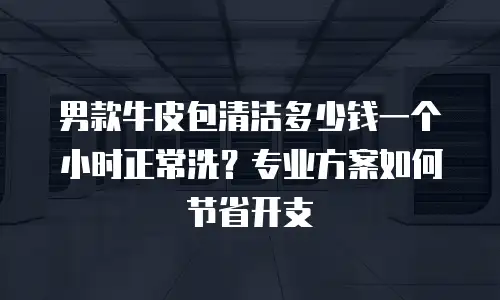 男款牛皮包清洁多少钱一个小时正常洗？专业方案如何节省开支