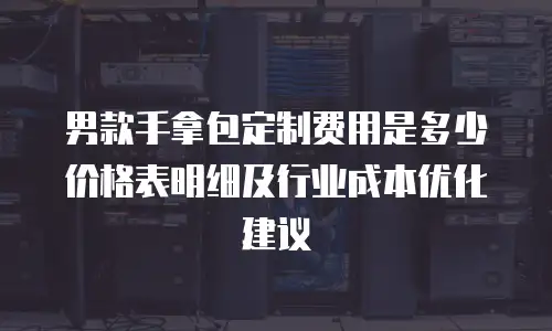 男款手拿包定制费用是多少价格表明细及行业成本优化建议