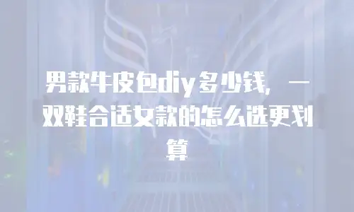 男款牛皮包diy多少钱，一双鞋合适女款的怎么选更划算