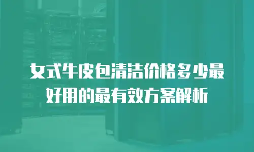 女式牛皮包清洁价格多少最好用的最有效方案解析