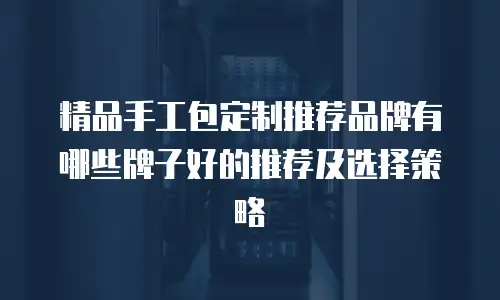 精品手工包定制推荐品牌有哪些牌子好的推荐及选择策略