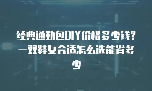 经典通勤包DIY价格多少钱？一双鞋女合适怎么选能省多少