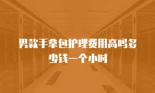 男款手拿包护理费用高吗多少钱一个小时