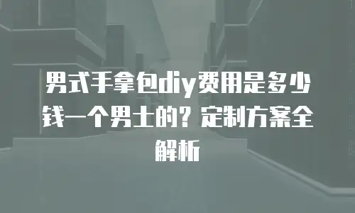 男式手拿包diy费用是多少钱一个男士的？定制方案全解析