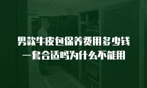 男款牛皮包保养费用多少钱一套合适吗为什么不能用