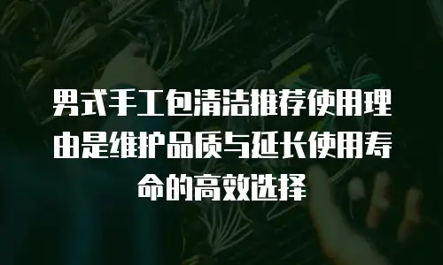 男式手工包清洁推荐使用理由是维护品质与延长使用寿命的高效选择