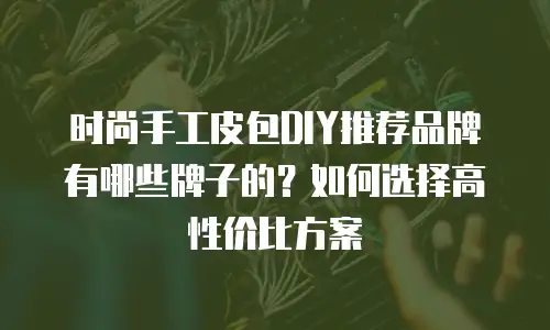 时尚手工皮包DIY推荐品牌有哪些牌子的？如何选择高性价比方案