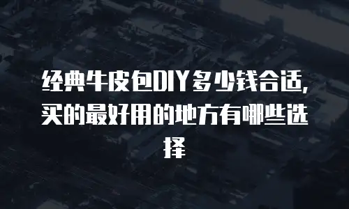 经典牛皮包DIY多少钱合适，买的最好用的地方有哪些选择