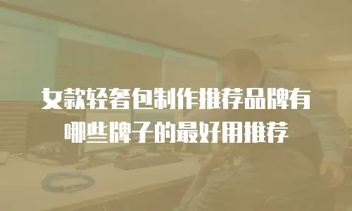 女款轻奢包制作推荐品牌有哪些牌子的最好用推荐