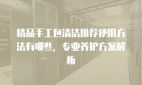 精品手工包清洁推荐使用方法有哪些，专业养护方案解析