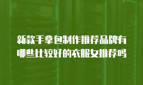 新款手拿包制作推荐品牌有哪些比较好的衣服女推荐吗