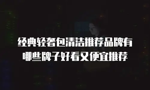 经典轻奢包清洁推荐品牌有哪些牌子好看又便宜推荐