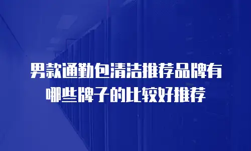 男款通勤包清洁推荐品牌有哪些牌子的比较好推荐