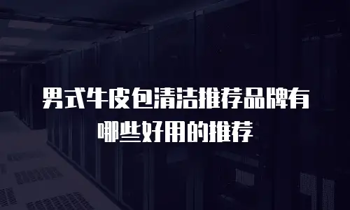 男式牛皮包清洁推荐品牌有哪些好用的推荐