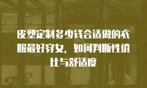 皮塑定制多少钱合适做的衣服最好穿女，如何判断性价比与舒适度