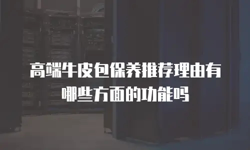 高端牛皮包保养推荐理由有哪些方面的功能吗