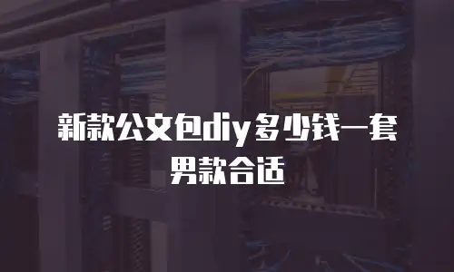 新款公文包diy多少钱一套男款合适