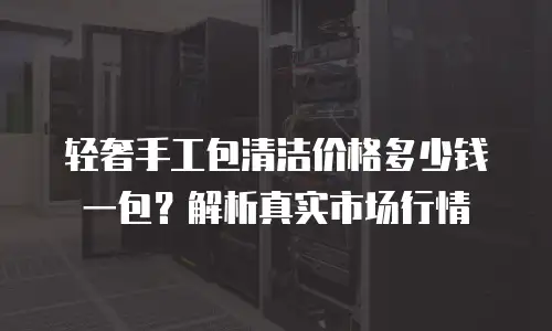 轻奢手工包清洁价格多少钱一包？解析真实市场行情