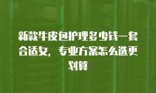 新款牛皮包护理多少钱一套合适女，专业方案怎么选更划算