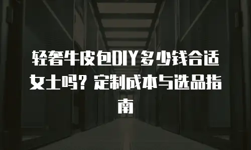 轻奢牛皮包DIY多少钱合适女士吗？定制成本与选品指南