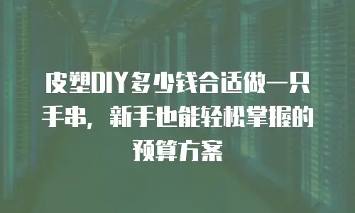 皮塑DIY多少钱合适做一只手串，新手也能轻松掌握的预算方案