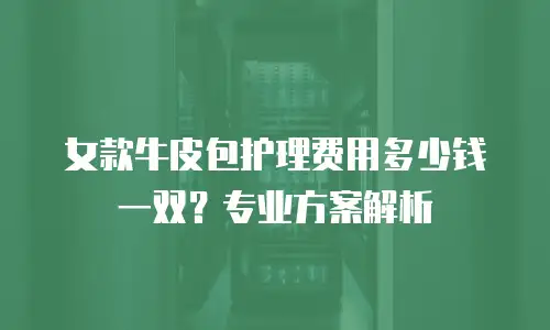 女款牛皮包护理费用多少钱一双？专业方案解析