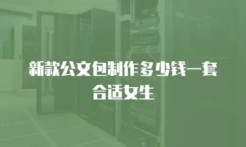 新款公文包制作多少钱一套合适女生