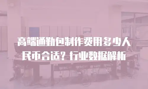 高端通勤包制作费用多少人民币合适？行业数据解析