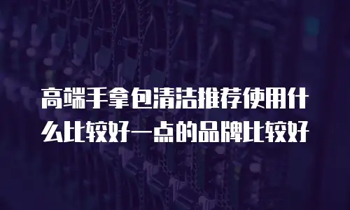 高端手拿包清洁推荐使用什么比较好一点的品牌比较好