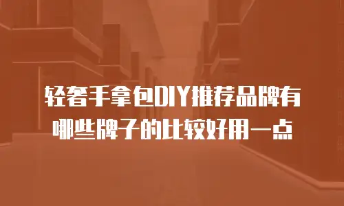 轻奢手拿包DIY推荐品牌有哪些牌子的比较好用一点