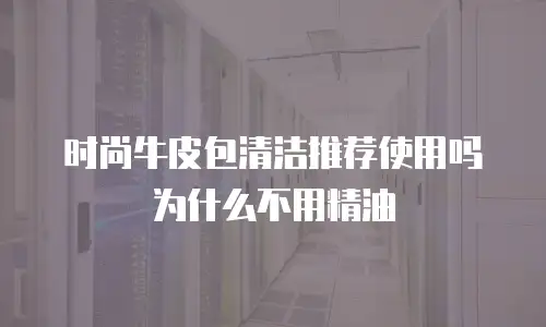 时尚牛皮包清洁推荐使用吗为什么不用精油