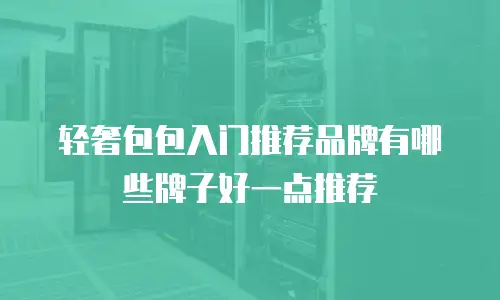 轻奢包包入门推荐品牌有哪些牌子好一点推荐