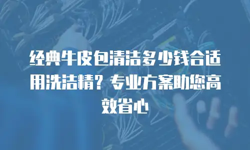 经典牛皮包清洁多少钱合适用洗洁精？专业方案助您高效省心