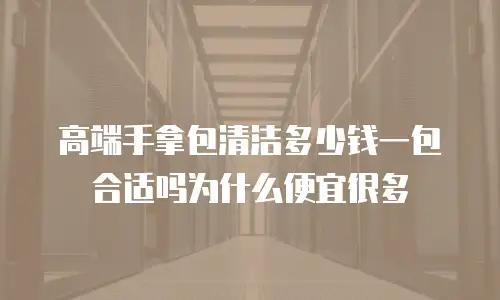高端手拿包清洁多少钱一包合适吗为什么便宜很多