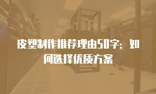 皮塑制作推荐理由50字：如何选择优质方案