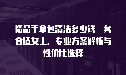 精品手拿包清洁多少钱一套合适女士，专业方案解析与性价比选择