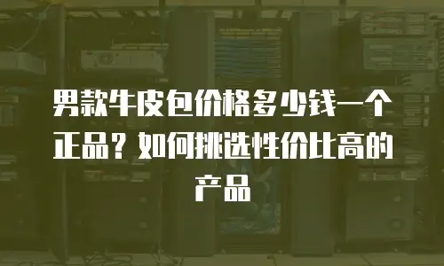 男款牛皮包价格多少钱一个正品？如何挑选性价比高的产品