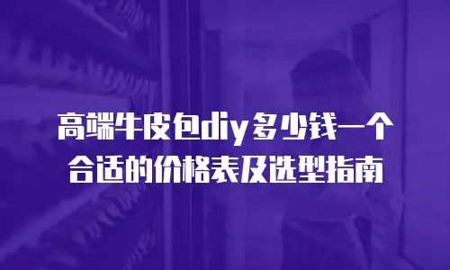 高端牛皮包diy多少钱一个合适的价格表及选型指南