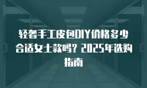 轻奢手工皮包DIY价格多少合适女士款吗？2025年选购指南
