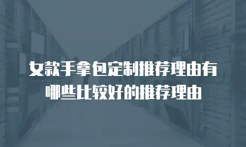 女款手拿包定制推荐理由有哪些比较好的推荐理由