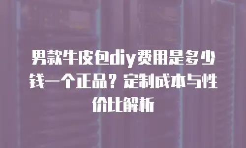 男款牛皮包diy费用是多少钱一个正品？定制成本与性价比解析