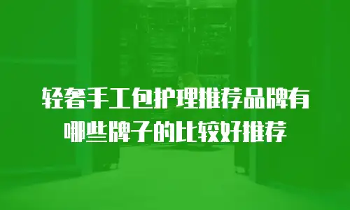 轻奢手工包护理推荐品牌有哪些牌子的比较好推荐