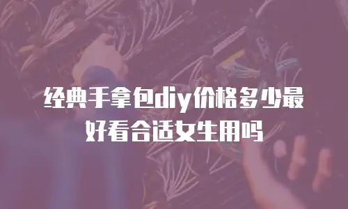 经典手拿包diy价格多少最好看合适女生用吗